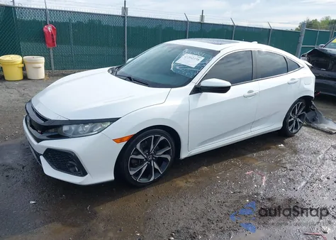 2018 Honda Civic Si z USA, uszkodzony, nr VIN 2HGFC1E57JH705212